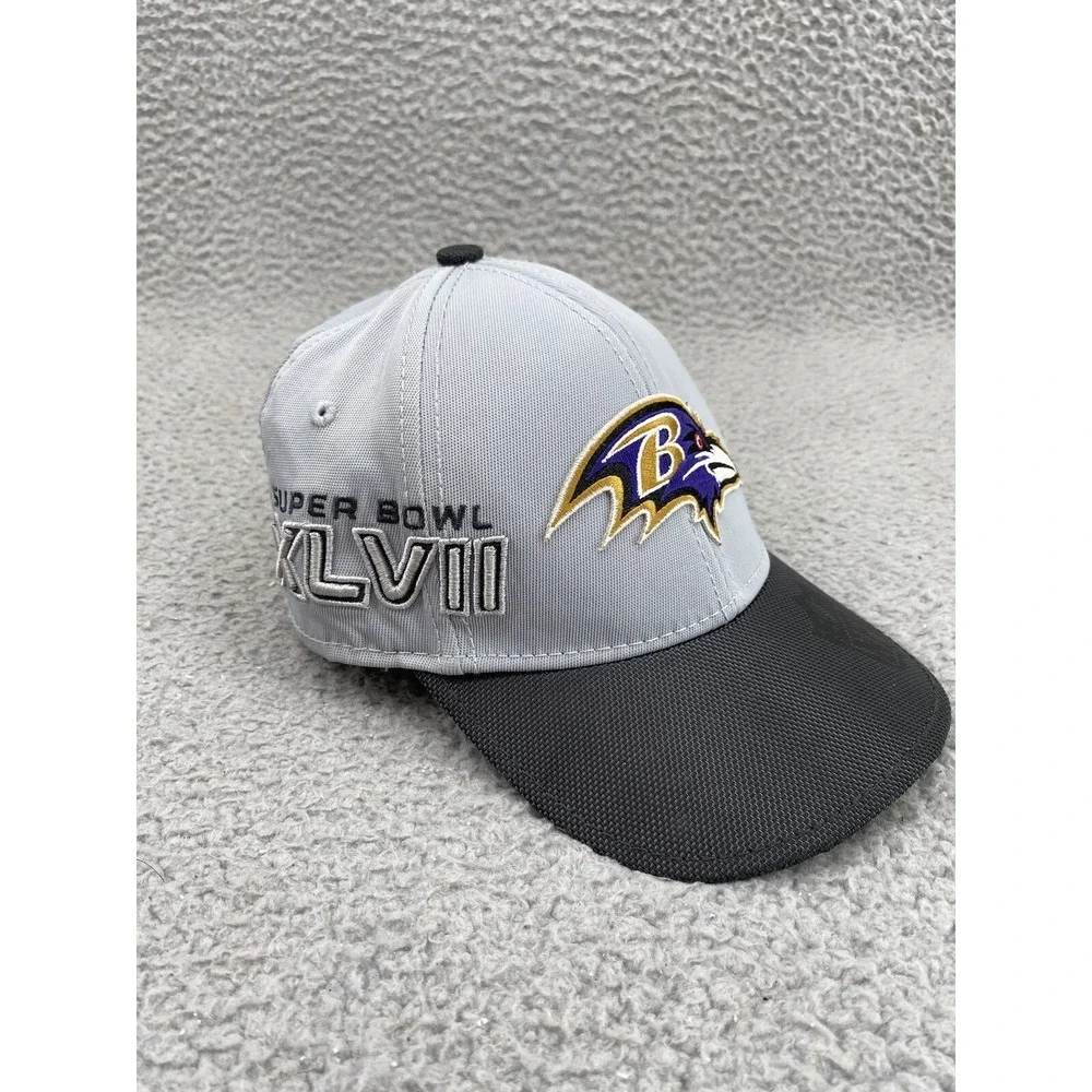 Baltimore Ravens New Era 39Thirty ‎ Hat Cap Fitted Youth Super Bowl XLVII Champ